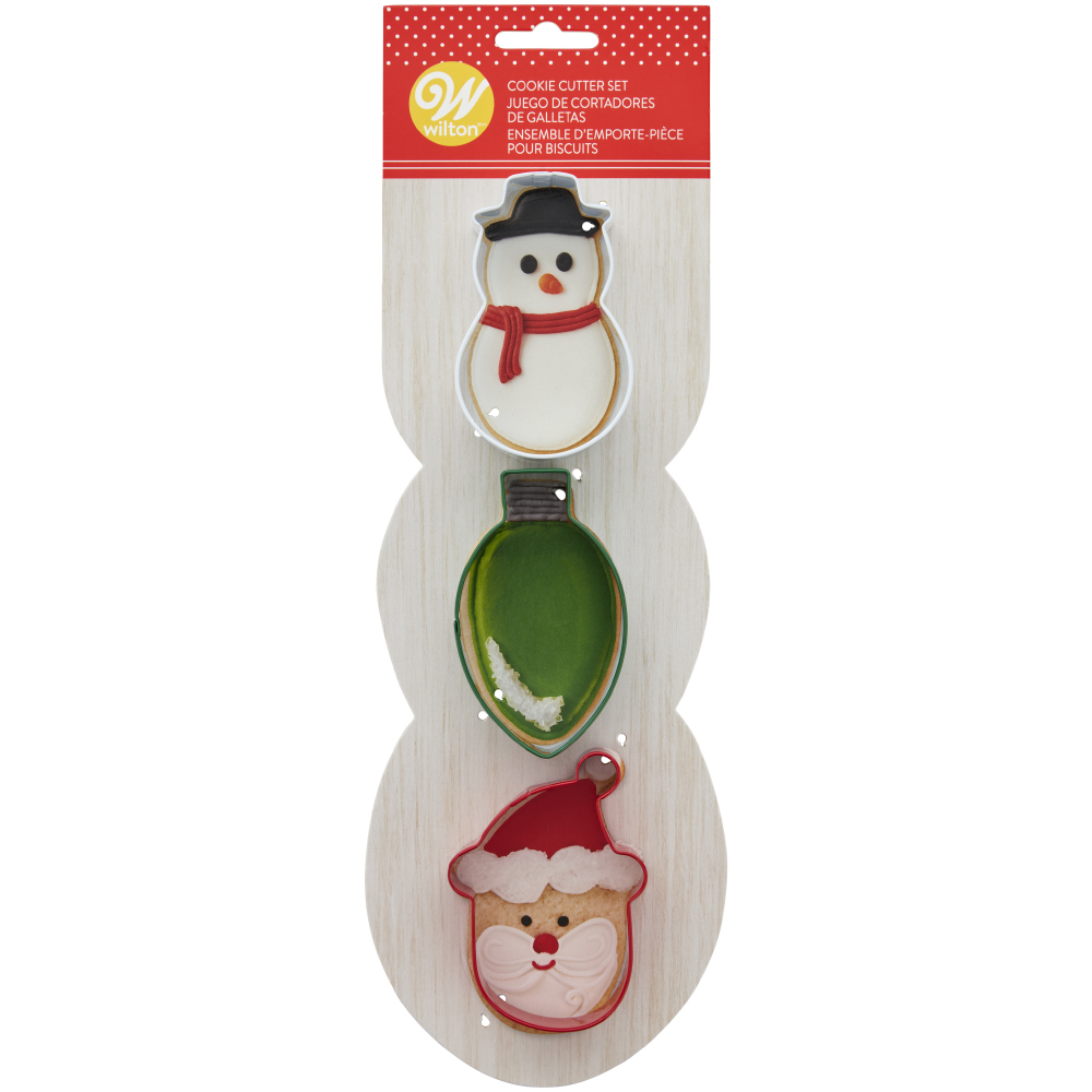 Wilton Christmas Cookie Cutter Set, 3-Piece