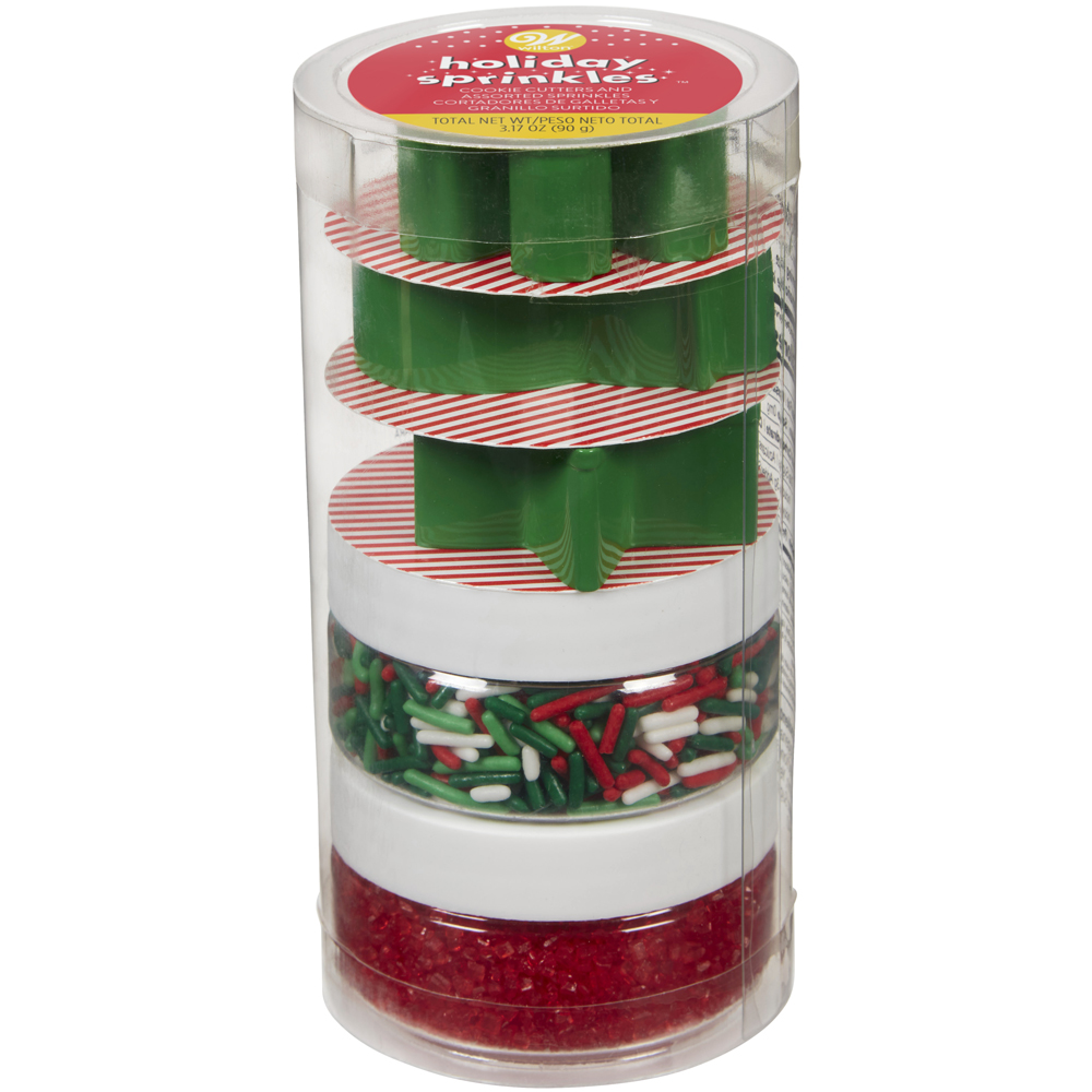 Wilton Christmas Sprinkles and Cutter Set