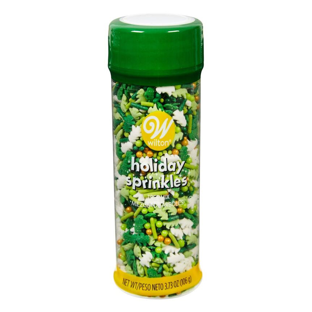 Wilton Christmas Tree Holiday Sprinkle Mix, 3.73 oz.