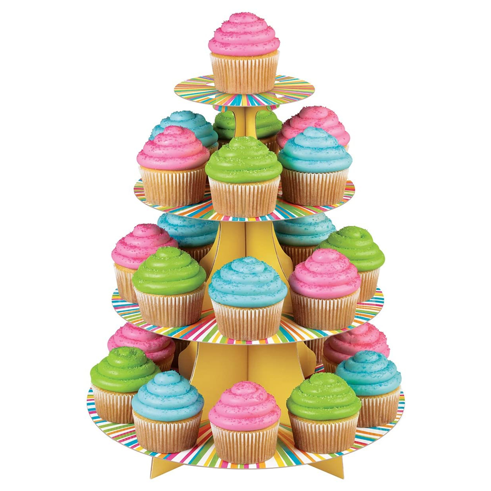 Wilton Color Wheel Cupcake Stand, 4 Tier