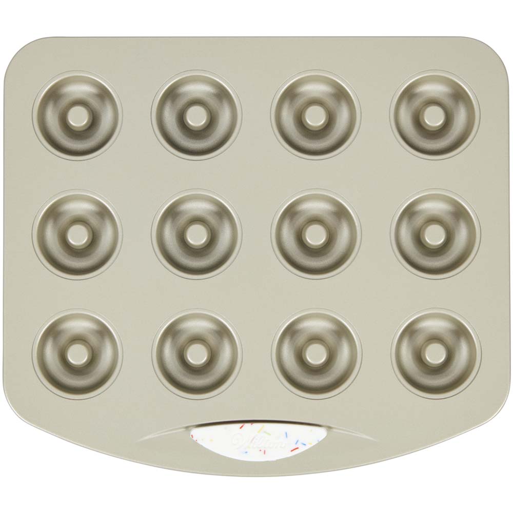 Wilton Daily Delights Non-Stick Mini Donut Pan, 12 Cavities