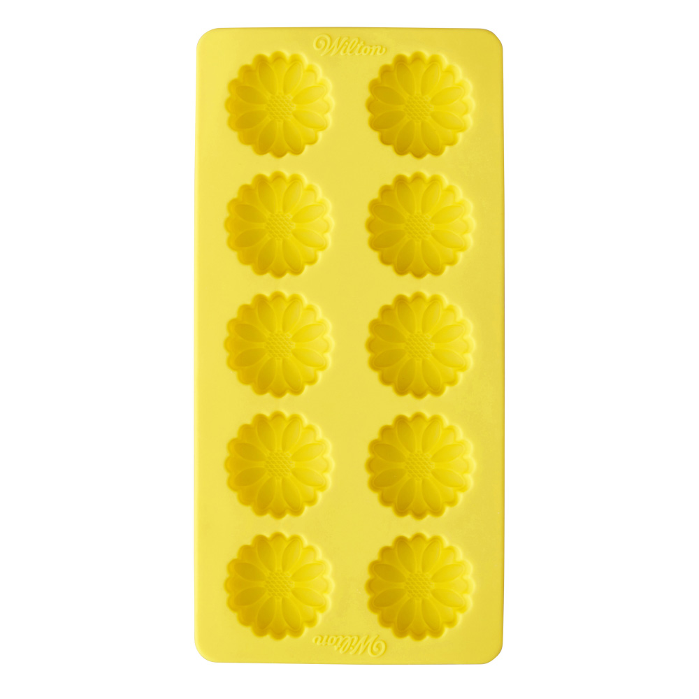 Wilton Daisy Silicone Candy Mold, 10 Cavities