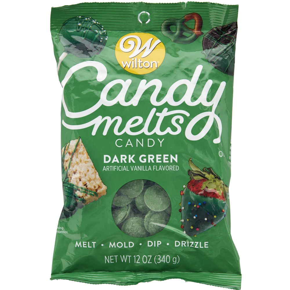 Wilton Dark Green Candy Melts, 12 oz.