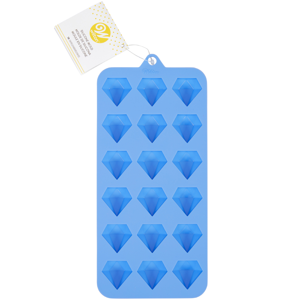 Wilton Diamond Silicone Candy Mold, 18 Cavities