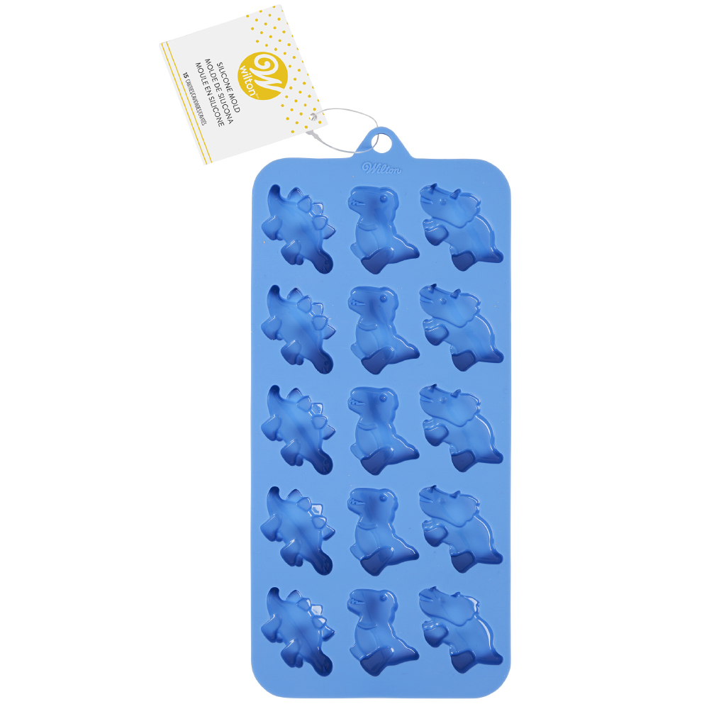 Wilton Dinosaurs Silicone Candy Mold, 15 Cavities