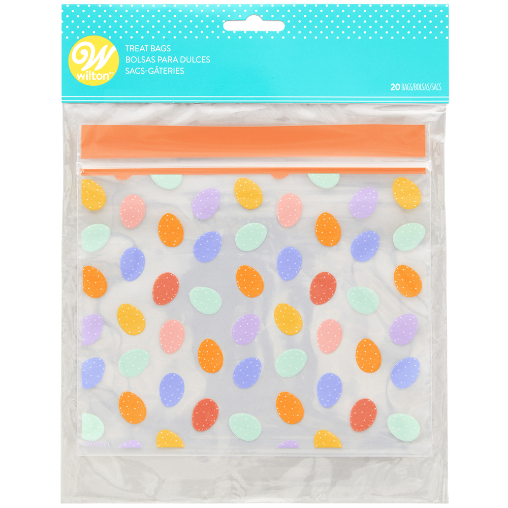 Wilton Eggs Resealable Treat Bags, Pack of 20