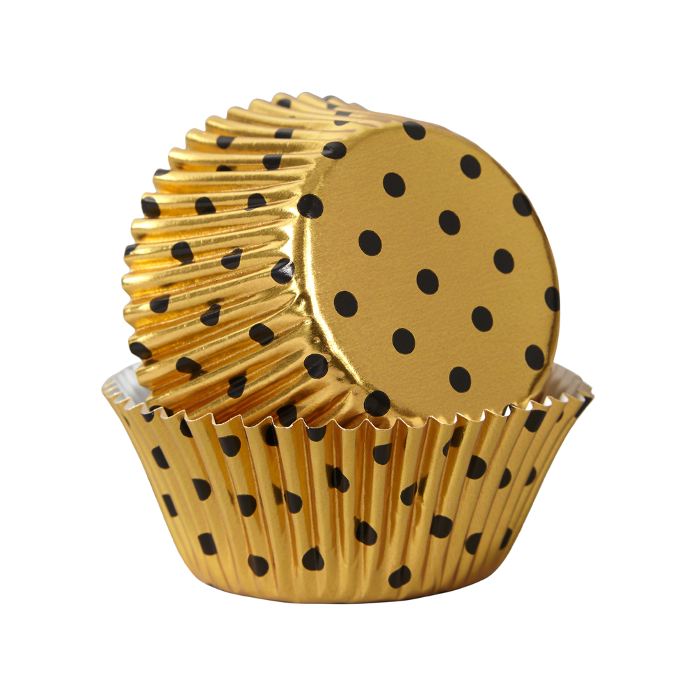 Wilton Standard Baking Cups Gold Foil 24 ea Pack of 2 
