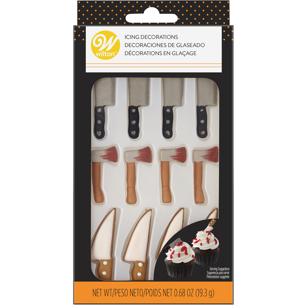 Wilton Gory Mixed Royal Icing Decorations, Pack of 12