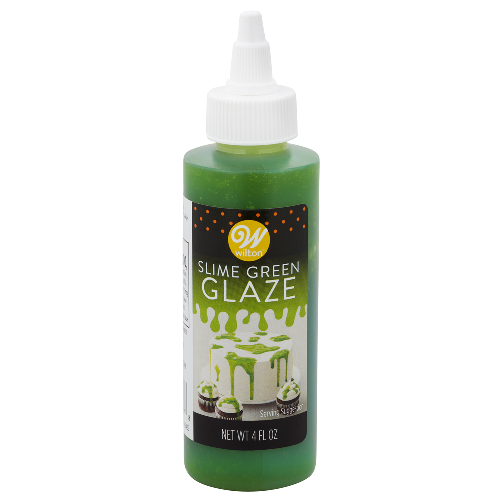 Wilton Green Slime Glaze for Cakes and Cupcakes, 4 oz.