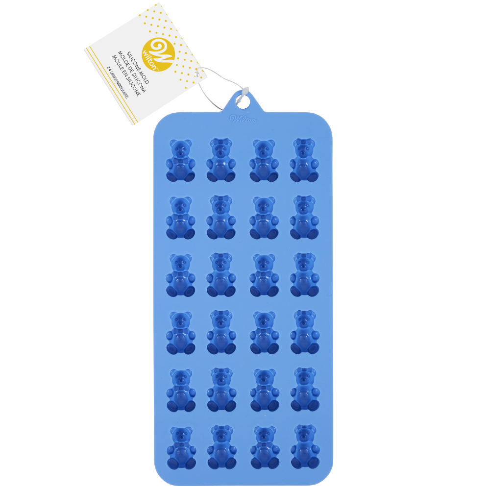 Wilton Gummy Bear Silicone Candy Mold, 24 Cavities