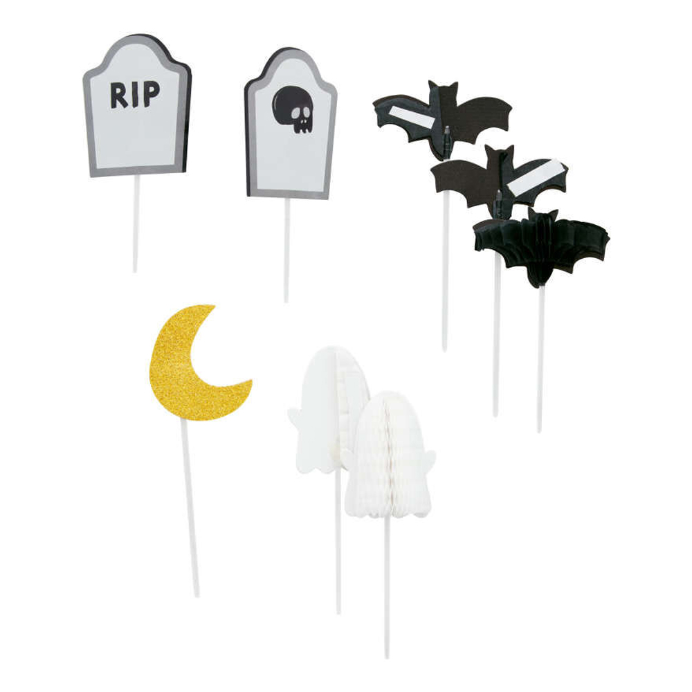 Wilton Halloween Cupcake Toppers, Pack of 8