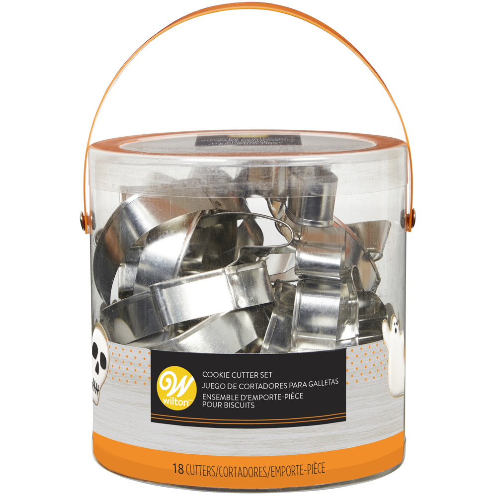Wilton Halloween Metal Cookie Cutters, Set of 18