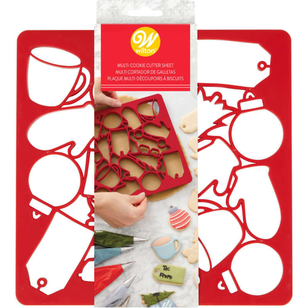Wilton Holiday Multi Cookie Cutter Sheet