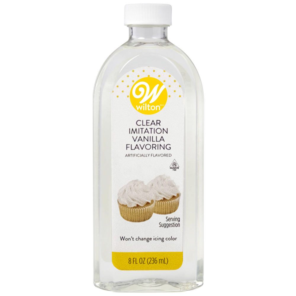 Wilton Imitation Clear Vanilla Flavoring 8 Oz. - 604-2269