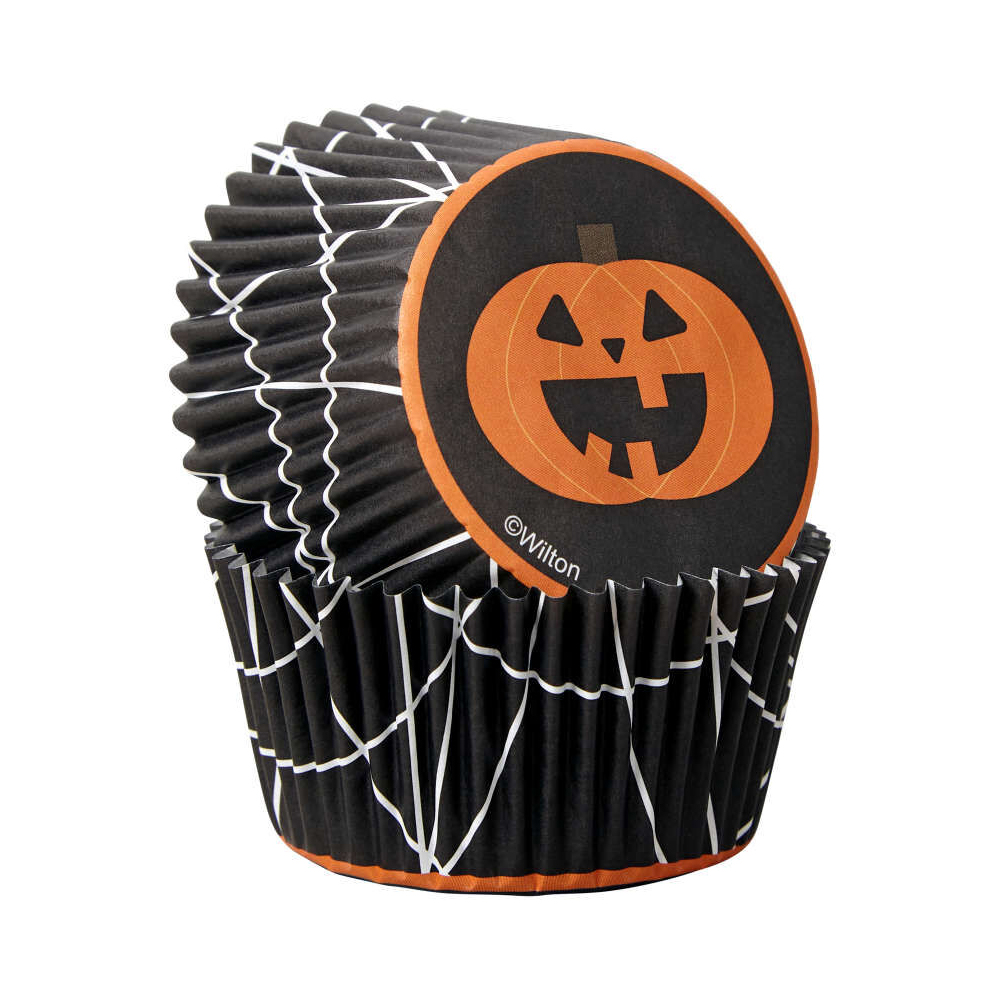 Wilton Jack-O-Lantern Cupcake Liners, Pack of 75