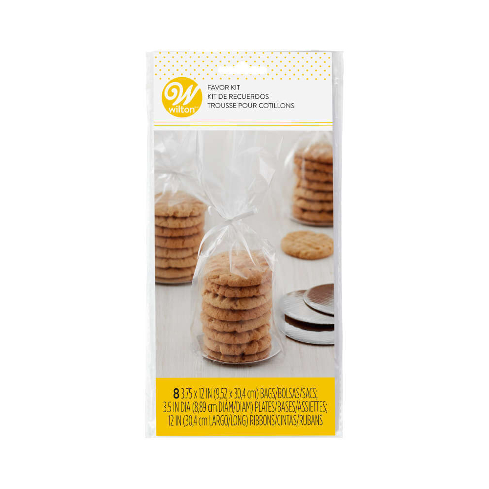 Wilton Mini Cookie Gift Plate Kit, Pack of 8