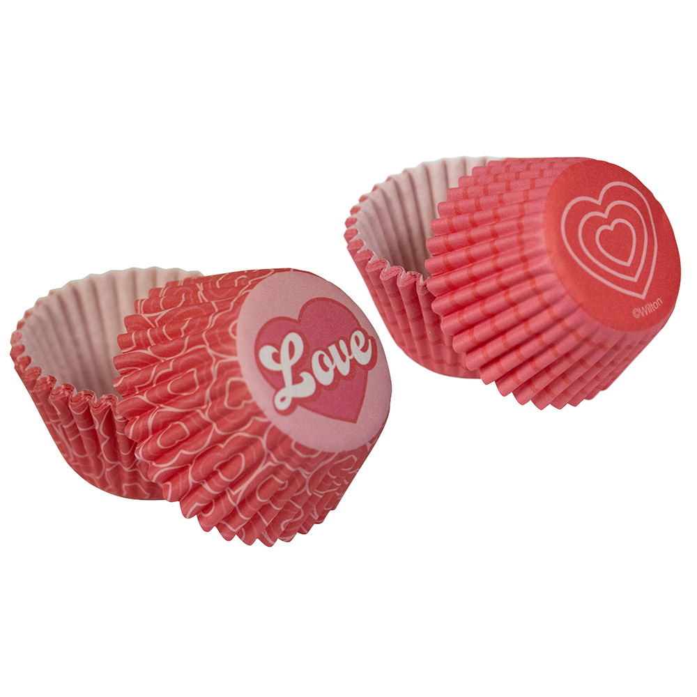 Wilton Mini Love Baking Cups, Pack of 50