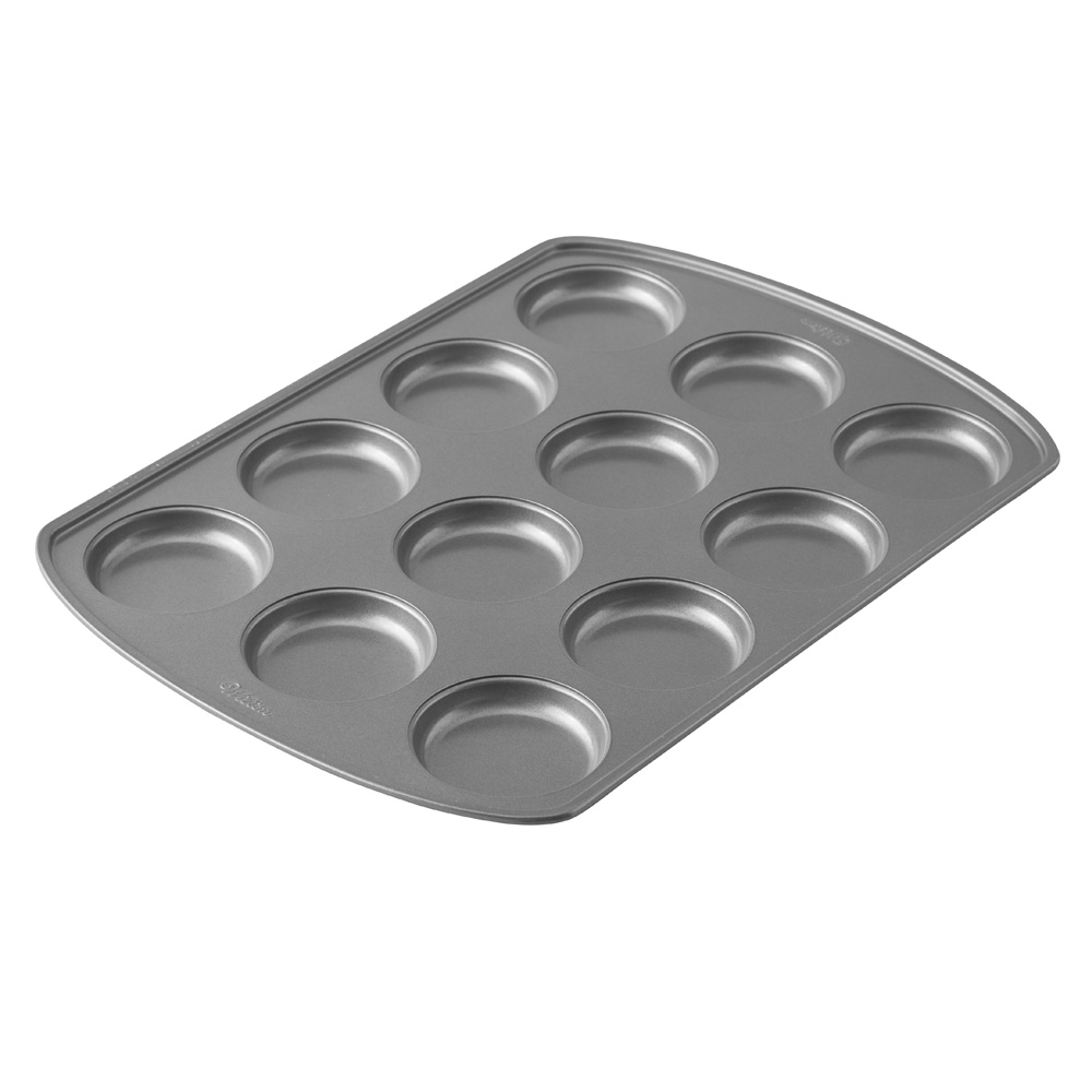 Wilton Muffin Top Premium Non-Stick Pan, 12 Cavities Muffin Pans 