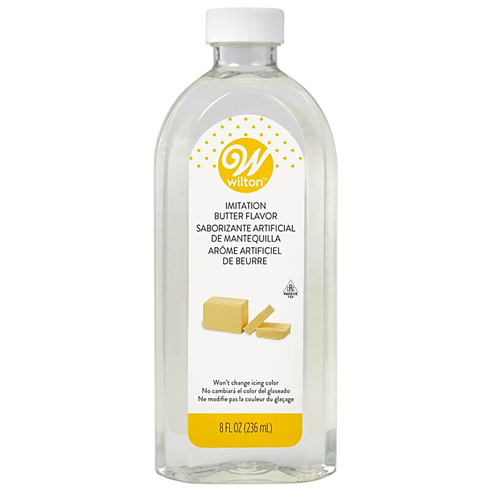 Wilton No Color Butter Flavor 8 Oz Baking Flavors BakeDeco Com artificial-butter-flavor-just-a-product-of-the-chem-lab-quirky-science
