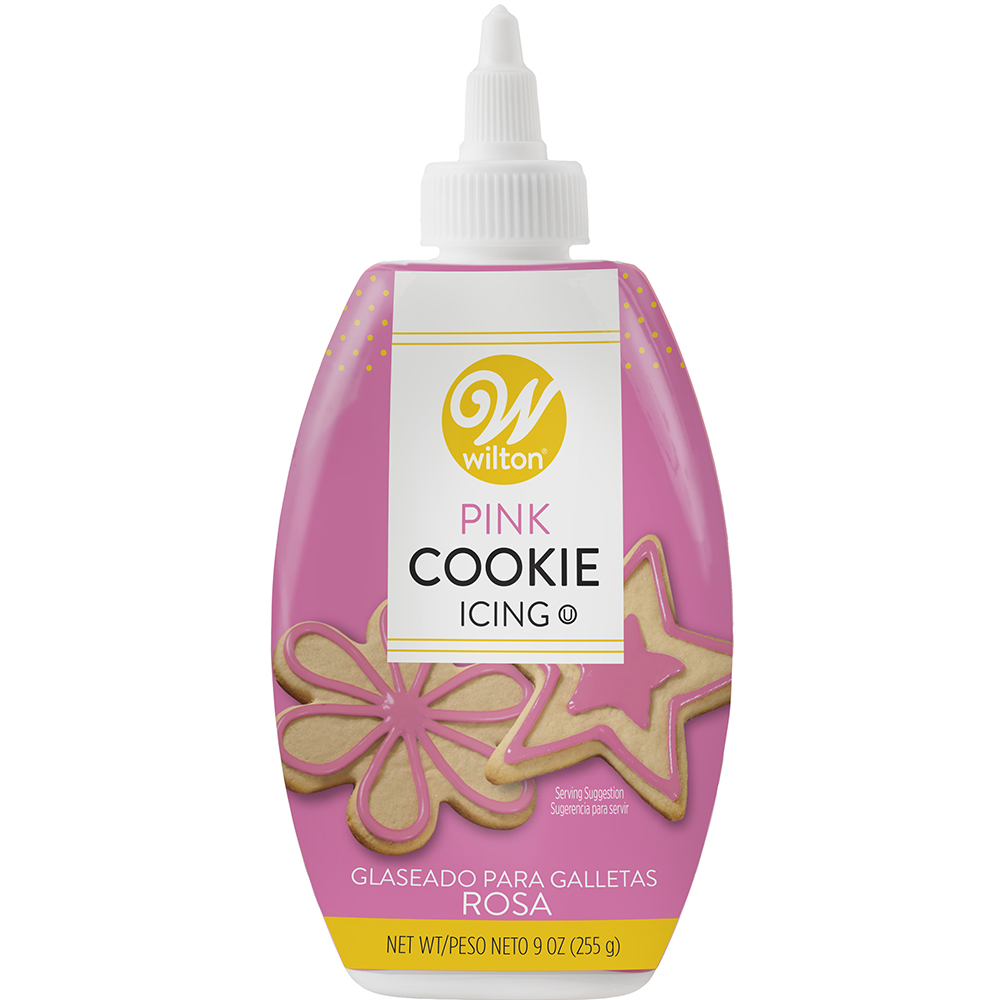 Wilton Pink Cookie Icing, 9 oz.