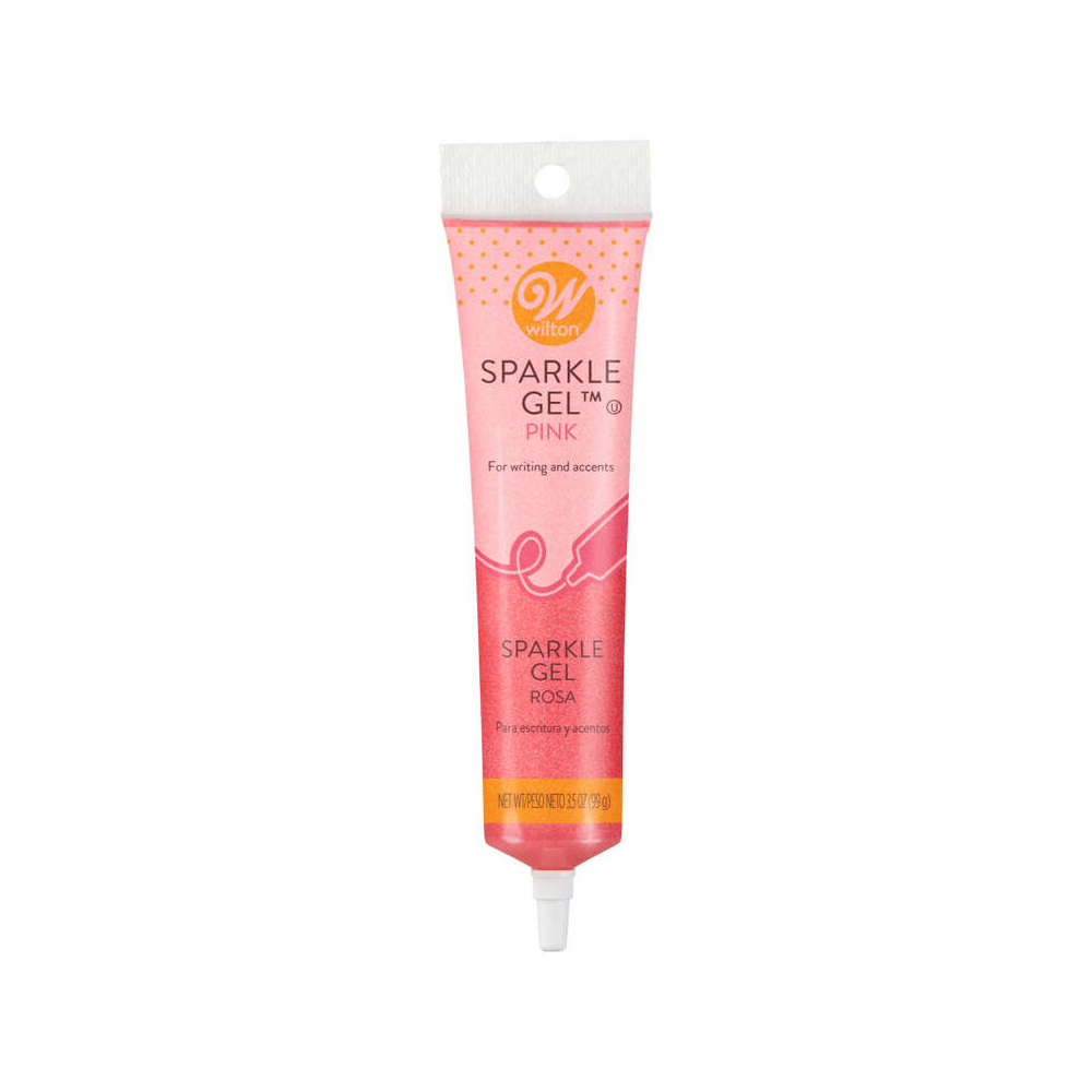 Wilton Pink Sparkle Gel, 3.5 oz.