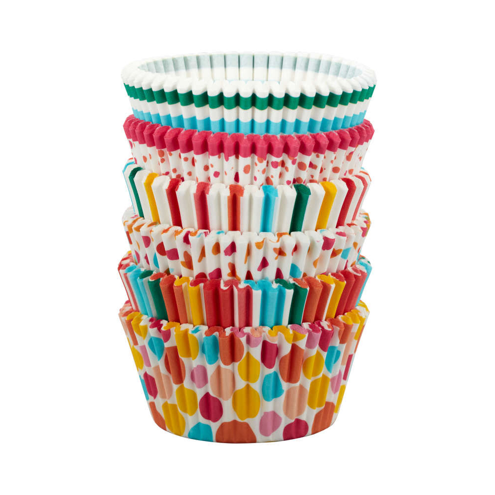 Rainbow Cupcake Liners, 150-Count