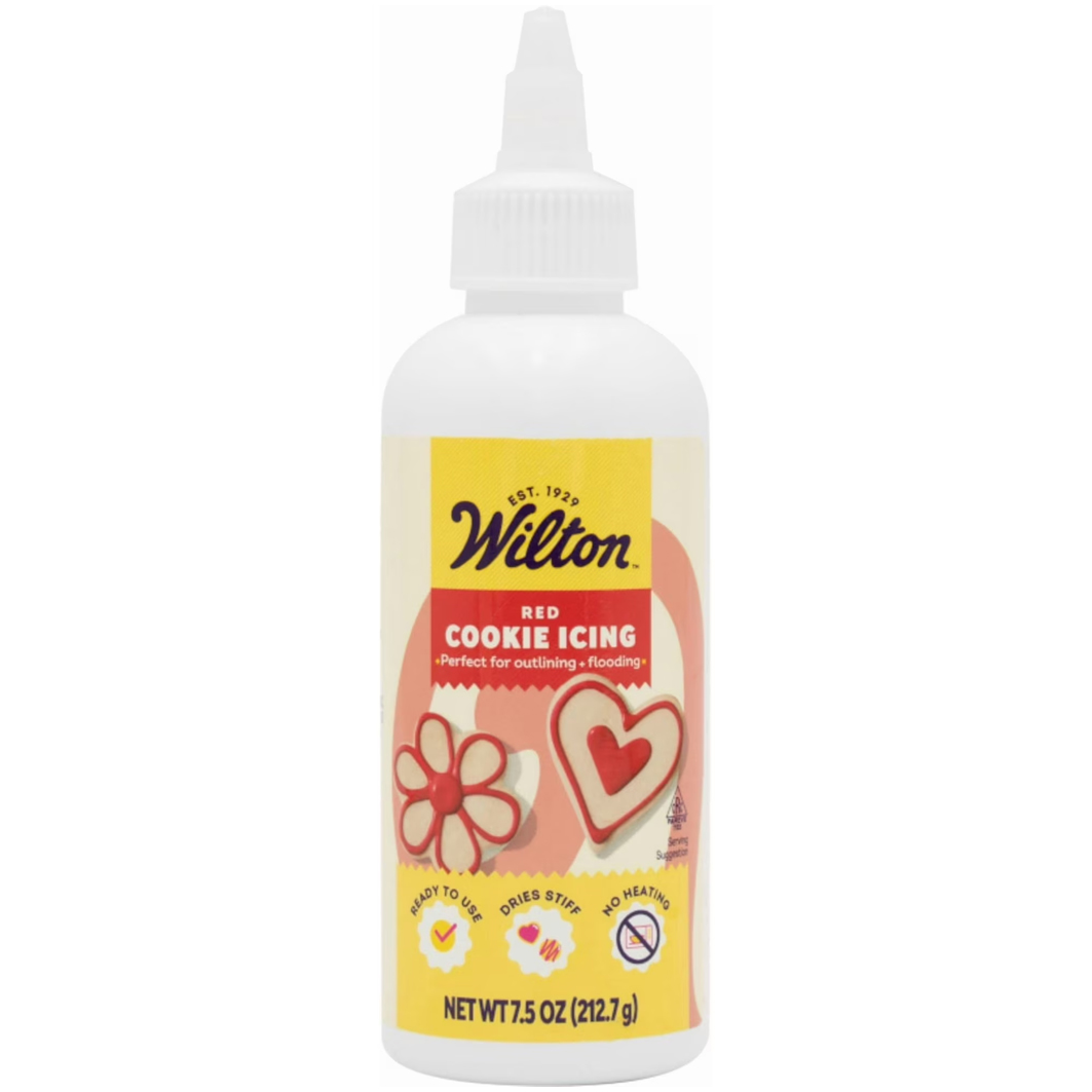 Wilton Red Cookie Icing, 7.5 oz.