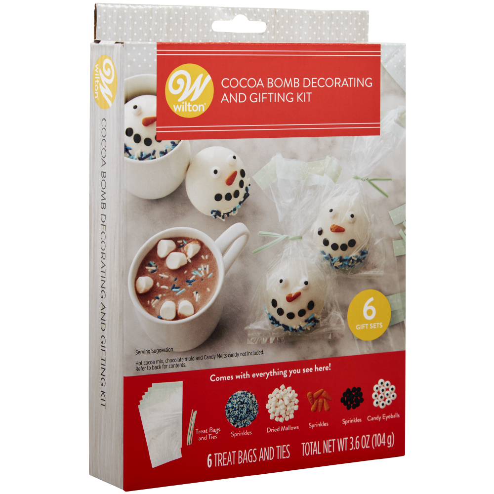 Wilton Snowman Hot Cocoa Bomb Decorating and Gifting Kit