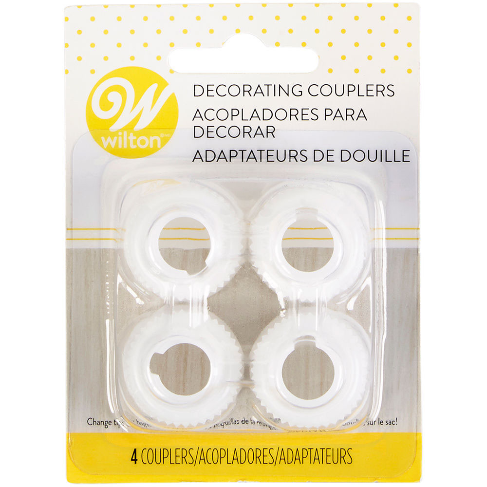 Wilton Standard Plastic Couplers, Set of 4