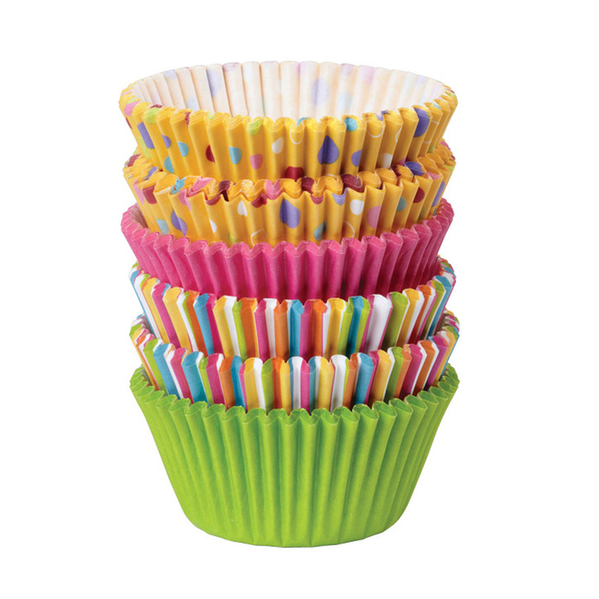 Wilton Sweet Dots & Stripes Baking Cups, 2" Dia. Pack of 150