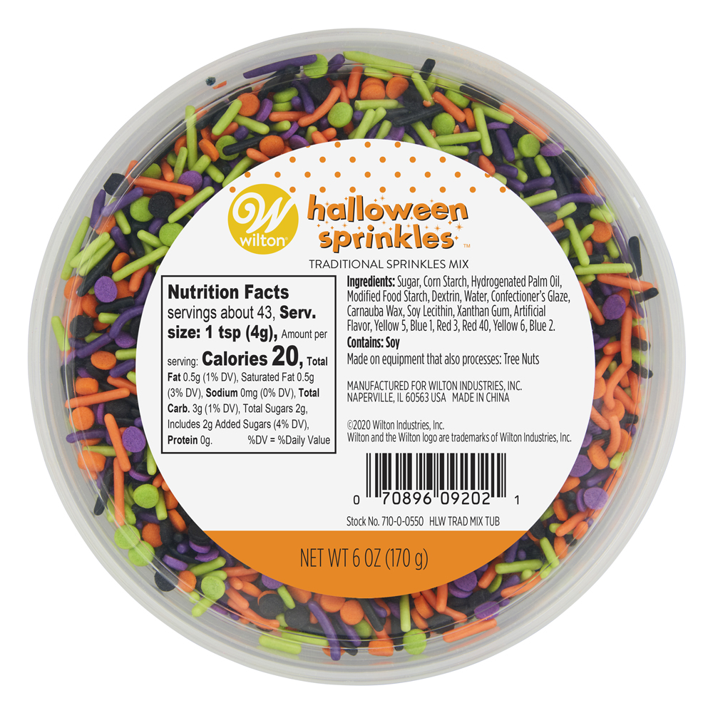 Wilton Traditional Halloween Sprinkle Mix, oz