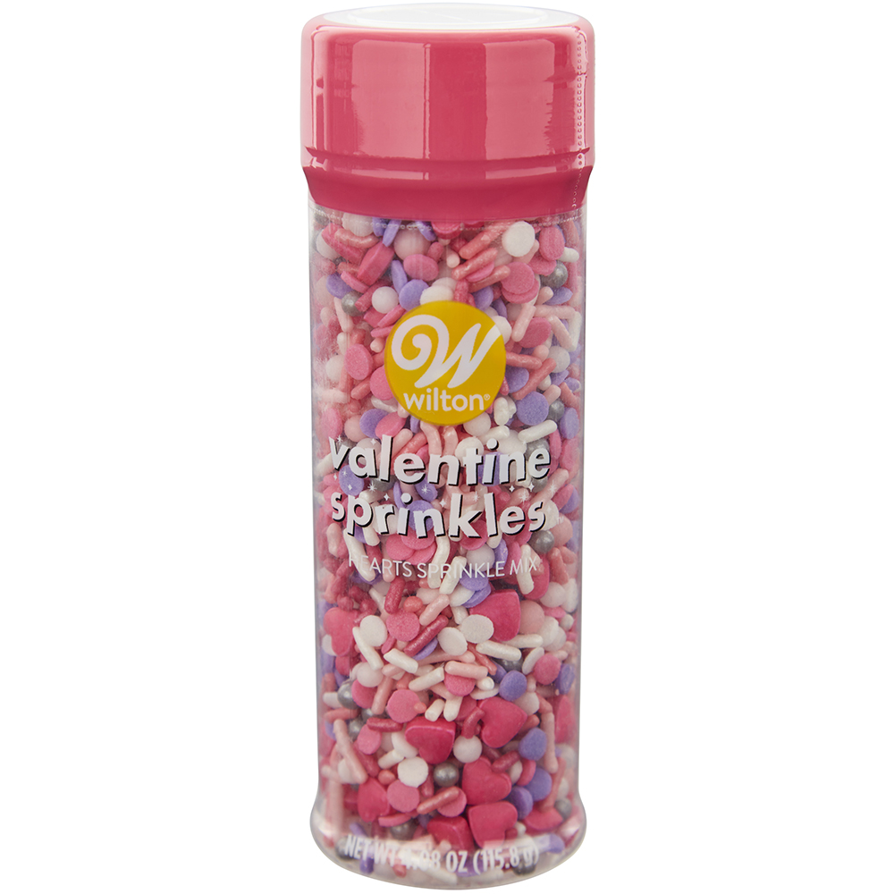 Wilton Valentine Pink & Purple Heart Sprinkle Mix, oz