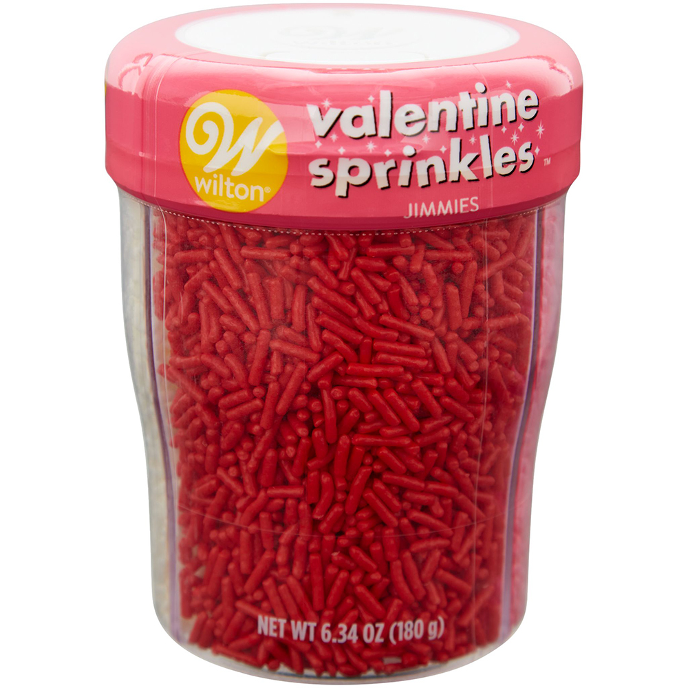 Wilton Valentine's Day 3-Cell Sprinkles, 6.34 oz.
