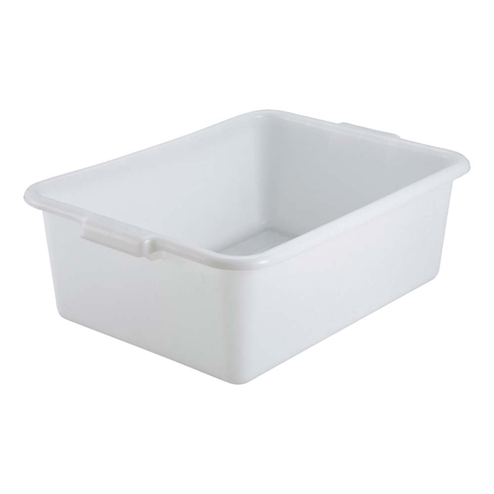 Winco White Dish Box, 7" High