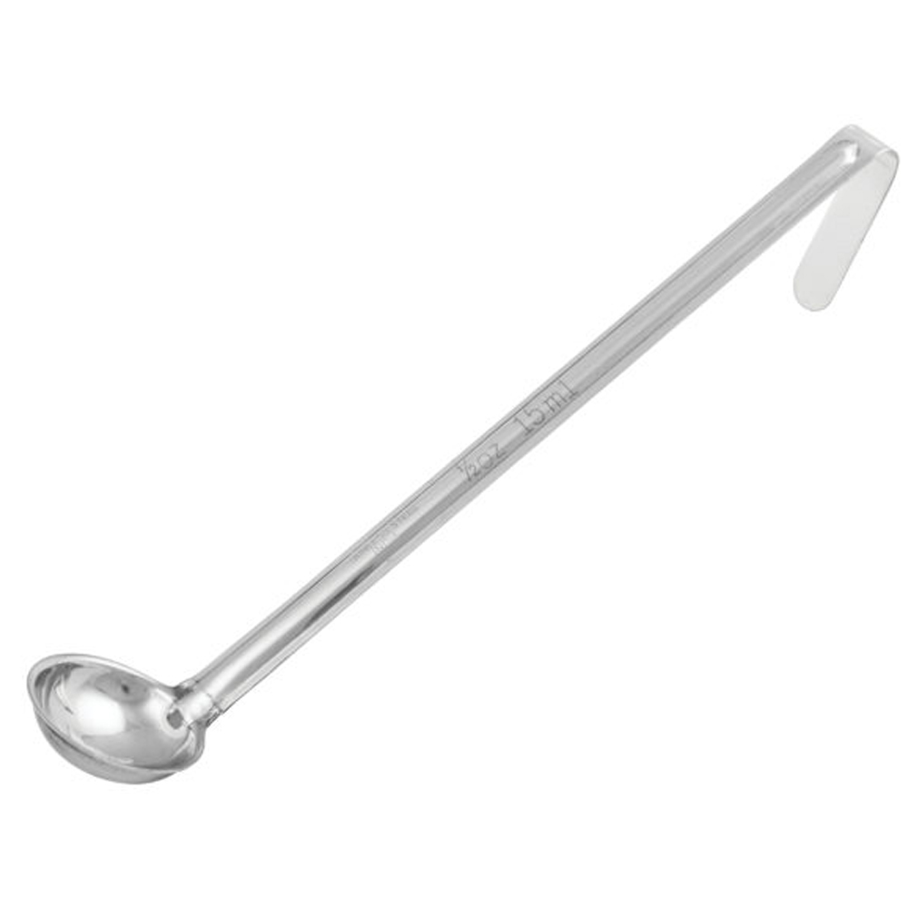 Winco 1-Piece Stainless Steel Ladle, 1/2 ounce