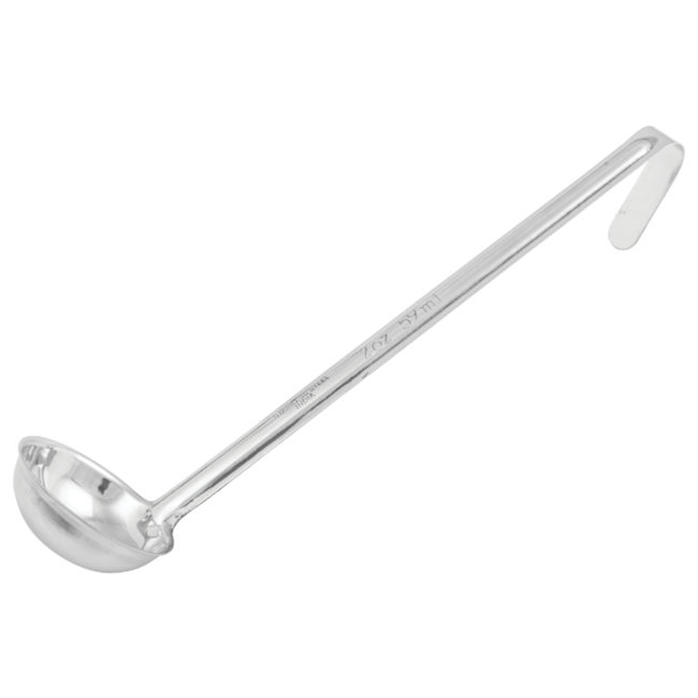 Winco 1-Piece Stainless Steel Ladle, 2 Ounce