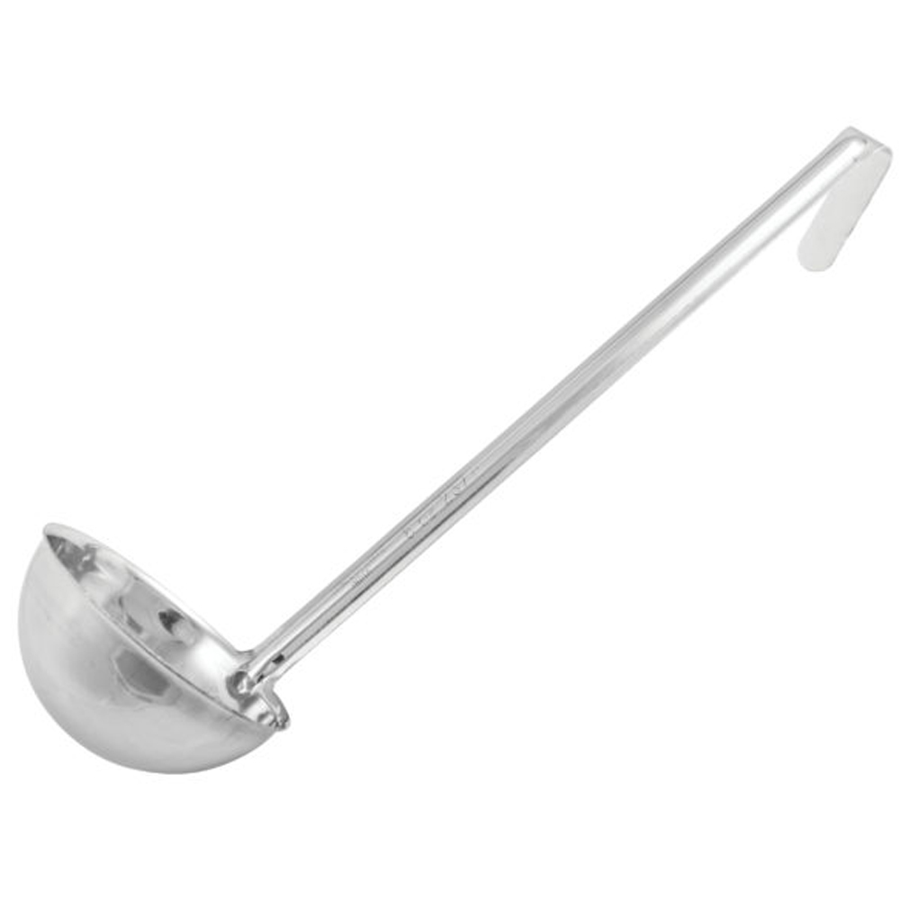Winco 1-Piece Stainless Steel Ladle, 8 Ounce