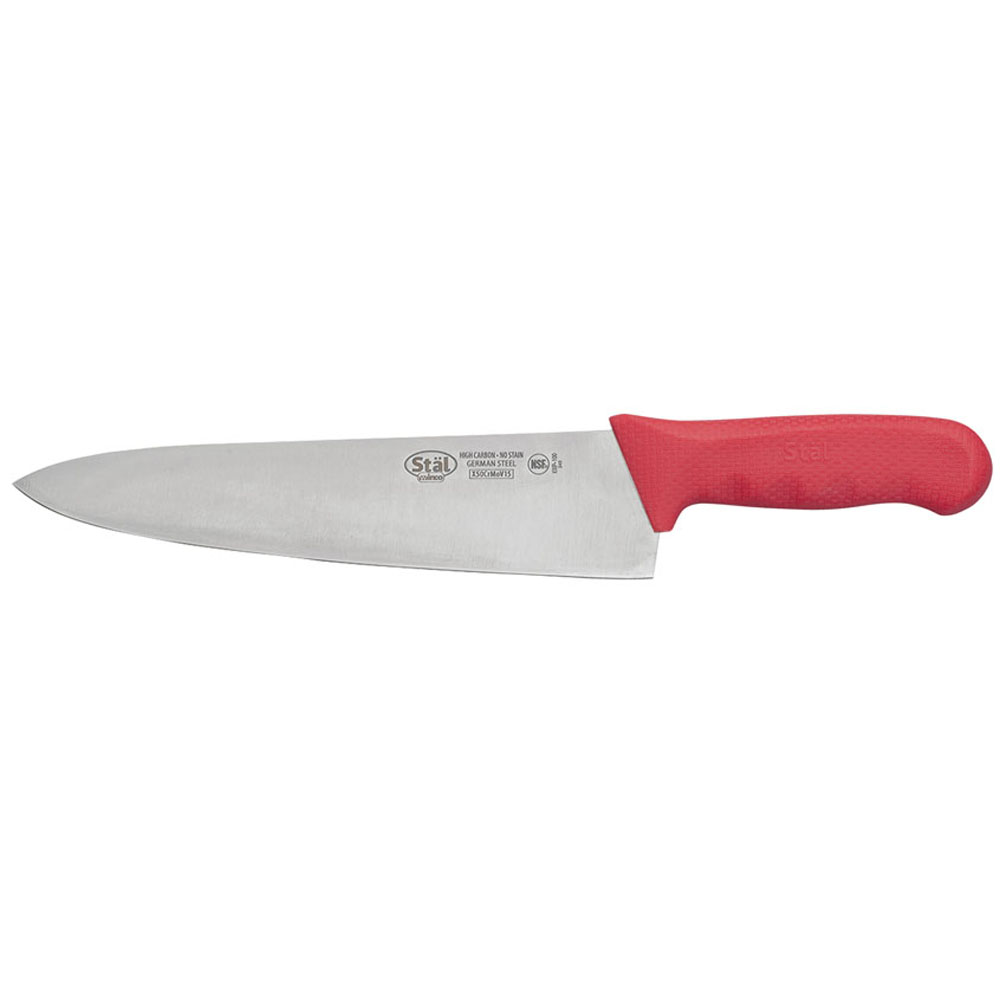 Winco 10" Red Stal Cook's Knife 