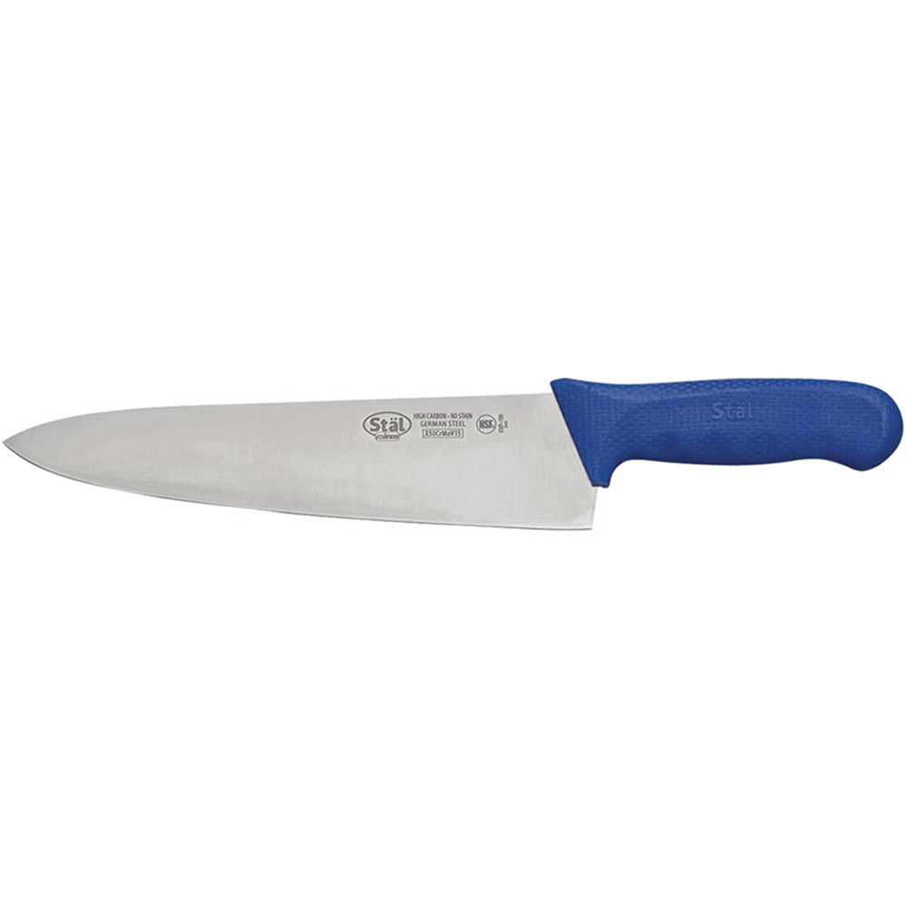 Winco 10" Blue Stal Cook's Knife 