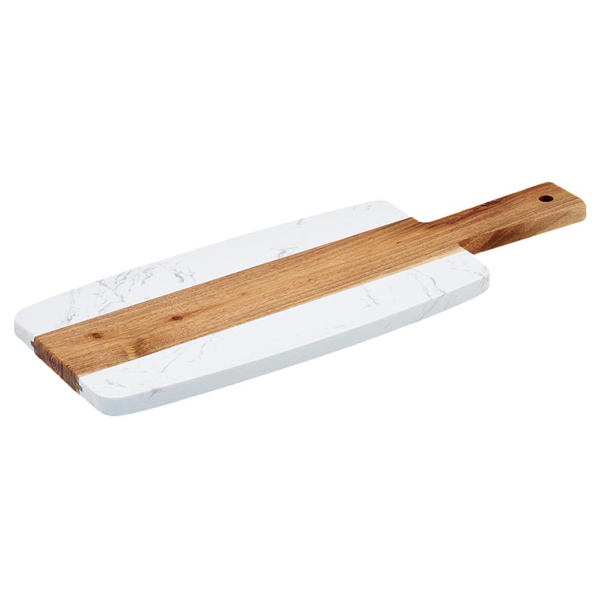 Winco 11-1/2" x 7" Rectangular Serving Board