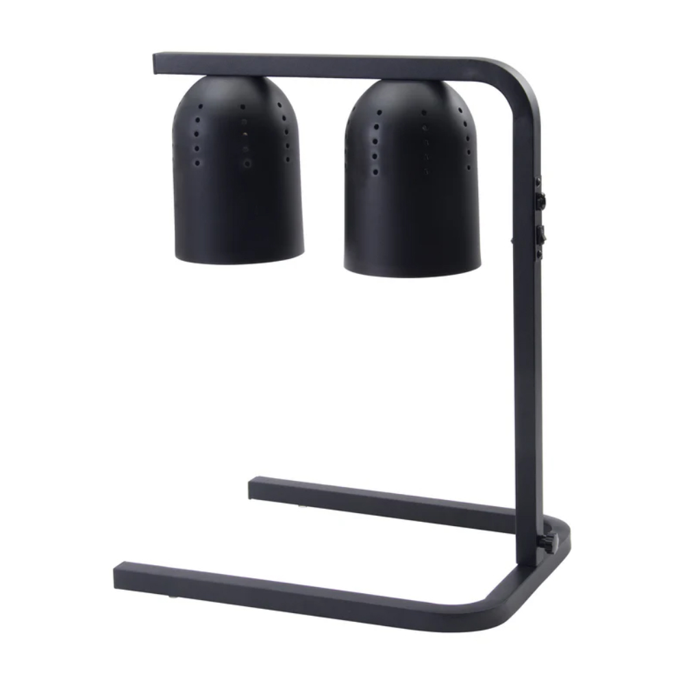 Winco 3 Position Black Electric Heat Lamp