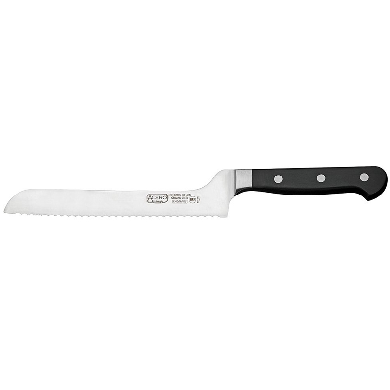 Winco Acero Offset Bread Knife, 8"