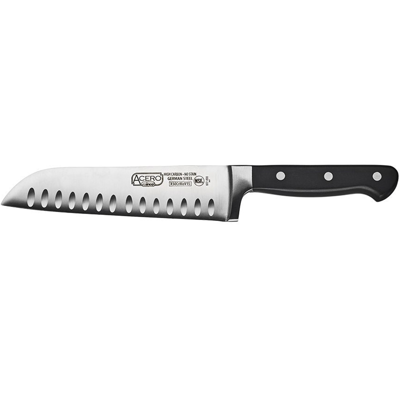 Winco Acero Santoku Knife, 7"