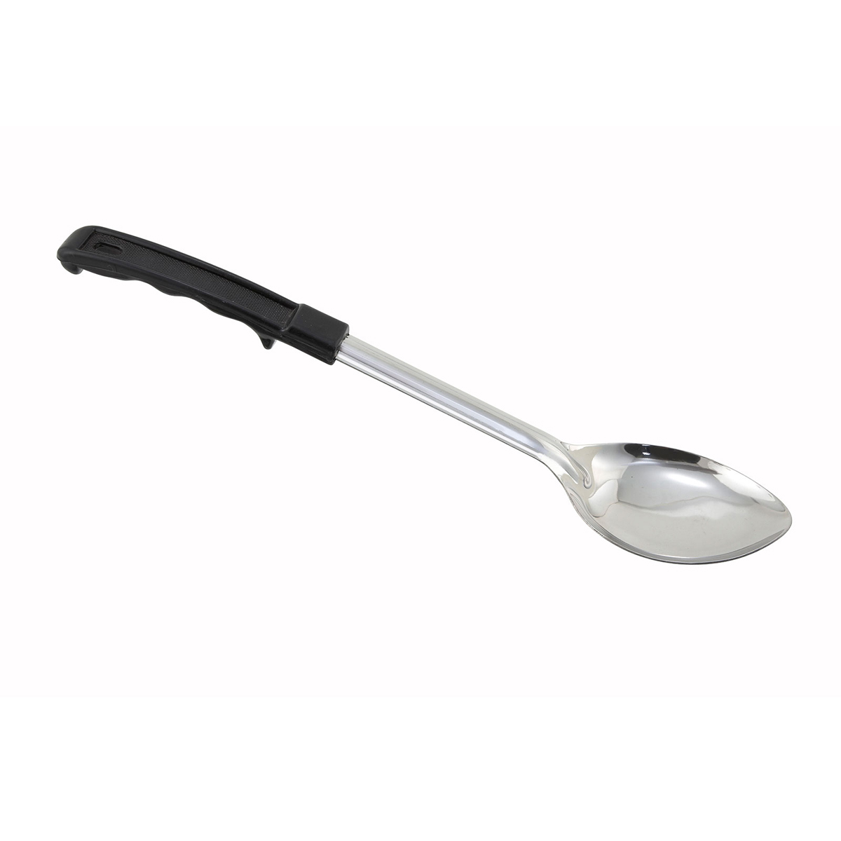 Winco 13" Stainless Steel Bakelite Handle, Solid Basting Serving Spoon