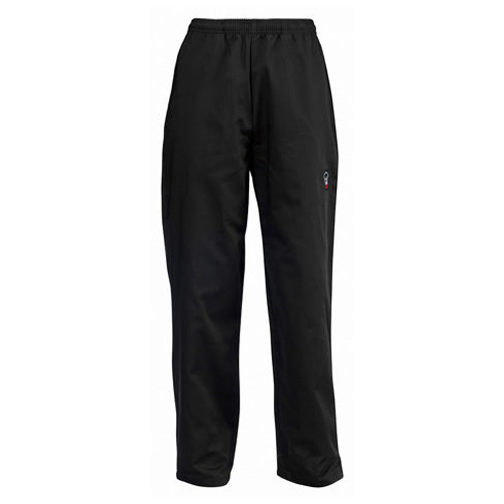 Winco Black Chef Pants - Large