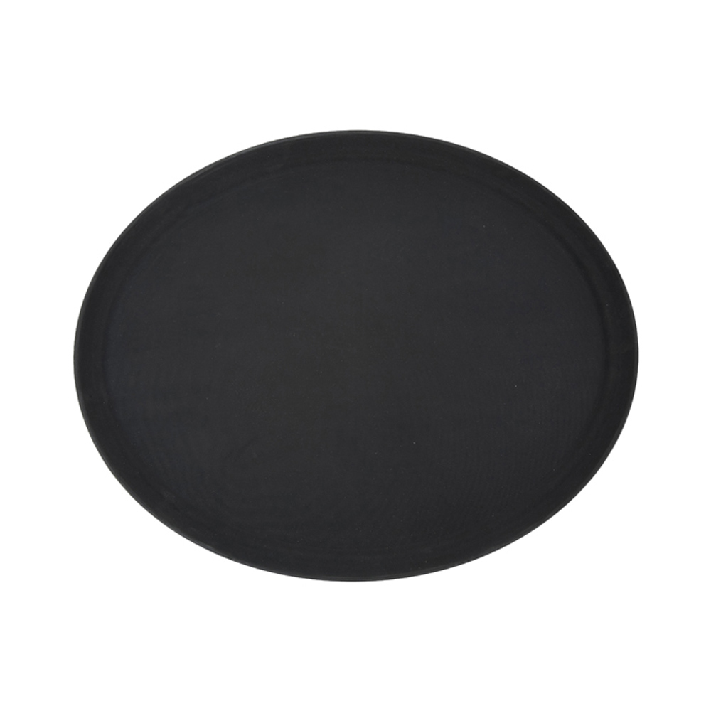 Winco Black Deluxe Fiberglass Tray, 26" x 22"