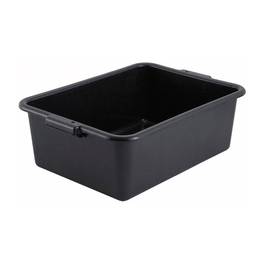 Winco Black Dish Box, 7" Deep