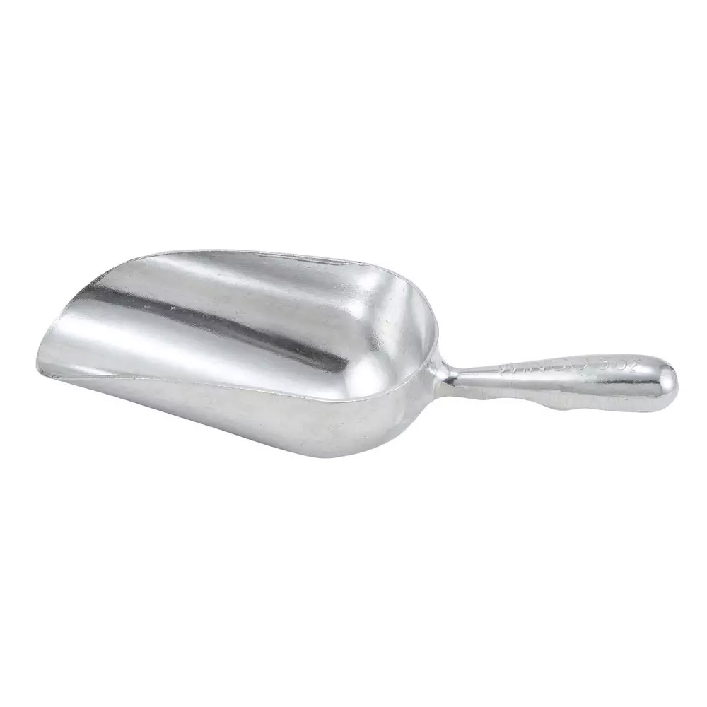 Winco Cast Aluminum Flour Scoop, 24 Ounce