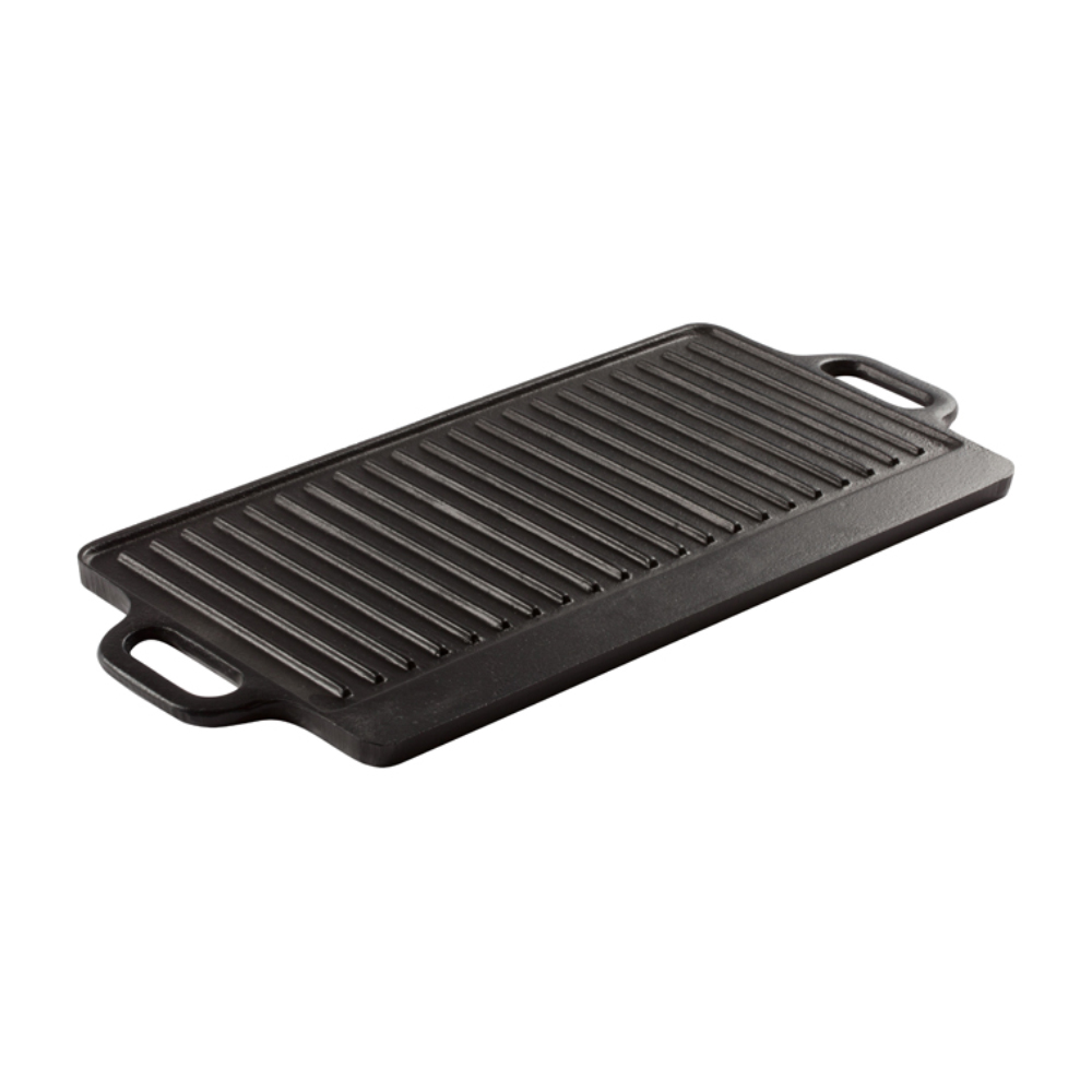 Winco Cast Iron Reversible Griddle & Grill, 20" x 9-1/2"