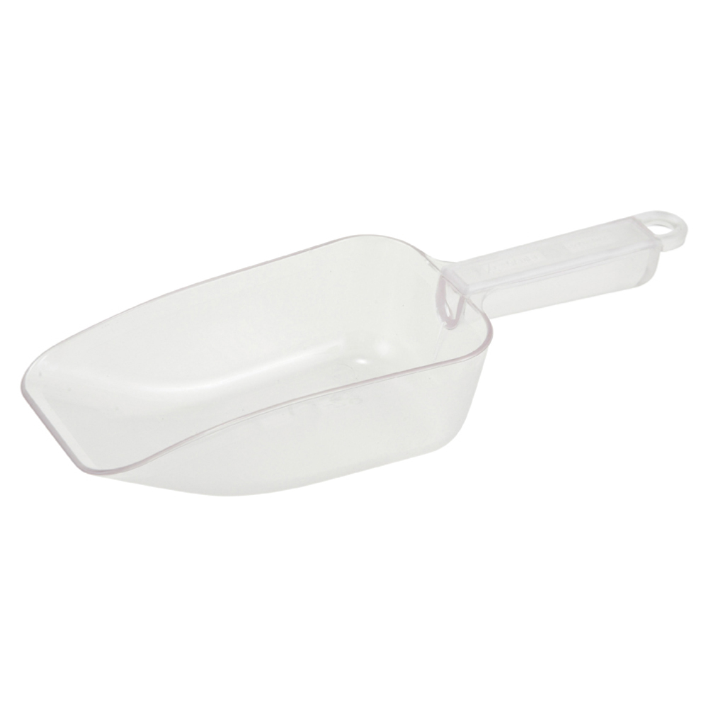 Winco Clear Polycarbonate Scoop, 32 oz.